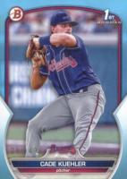 2023 Bowman Draft #BD21 Cade Kuehler Sky Blue Baseball Card