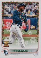 2022 Topps Holiday #HW181 Wander Franco Ssp Baseball Card