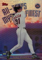 1999 Topps All-Topps Mystery Finest #M28 Mike Piazza Refractor Baseball Card
