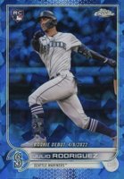 2022 Topps Chrome Update Sapphire Edition #62 Julio Rodriguez Baseball Card