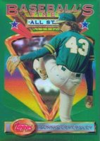1993 Finest #100 Dennis Eckersley Refractor Baseball Card