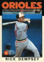 1986 Topps Tiffany #358 Rick Dempsey Baseball Card