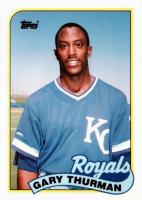 1989 Topps Tiffany #323 Gary Thurman Baseball Card