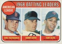 1969 O-Pee-Chee #1 A.L. Batting Leaders Baseball Card