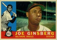 1960 Topps #304 Joe Ginsberg Baseball Card
