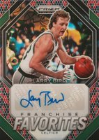 2023 Panini Prizm Franchise Favorites Signatures #FFBIR Larry Bird Snakeskin Basketball Card
