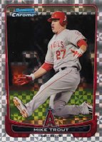 2012 Bowman Chrome #157 Mike Trout Xfractor Baseball Card