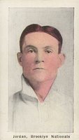 1910 Sporting Life # Tim Jordan Pastel Background Baseball Card
