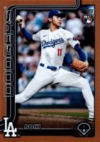 2025 Topps #558 Roki Sasaki Gold Baseball Card