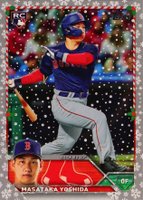 2023 Topps Holiday #H8 Masataka Yoshida Metallic Baseball Card