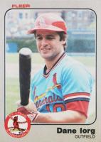 1983 Fleer #10 Dane Iorg Baseball Card