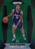 2017 Panini Prizm #283 Kyle Kuzma Green Prizm Basketball Card