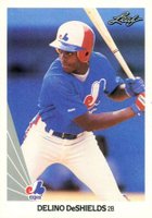 1990 Leaf #193 Delino DeShields Baseball Card