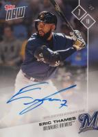 2017 Topps Now Platinum Member Autograph # Eric Thames Baseball Card