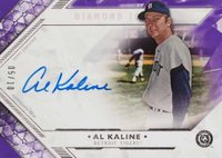 2018 Topps Diamond Icons Diamond Autographs #DA-AK Al Kaline Purple Baseball Card