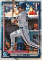2024 Bowman Draft #BDC66 Casey Cook Chrome-Refractor Baseball Card