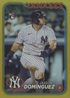 2024 Topps #60 Jasson Dominguez Gold Foil Baseball Card